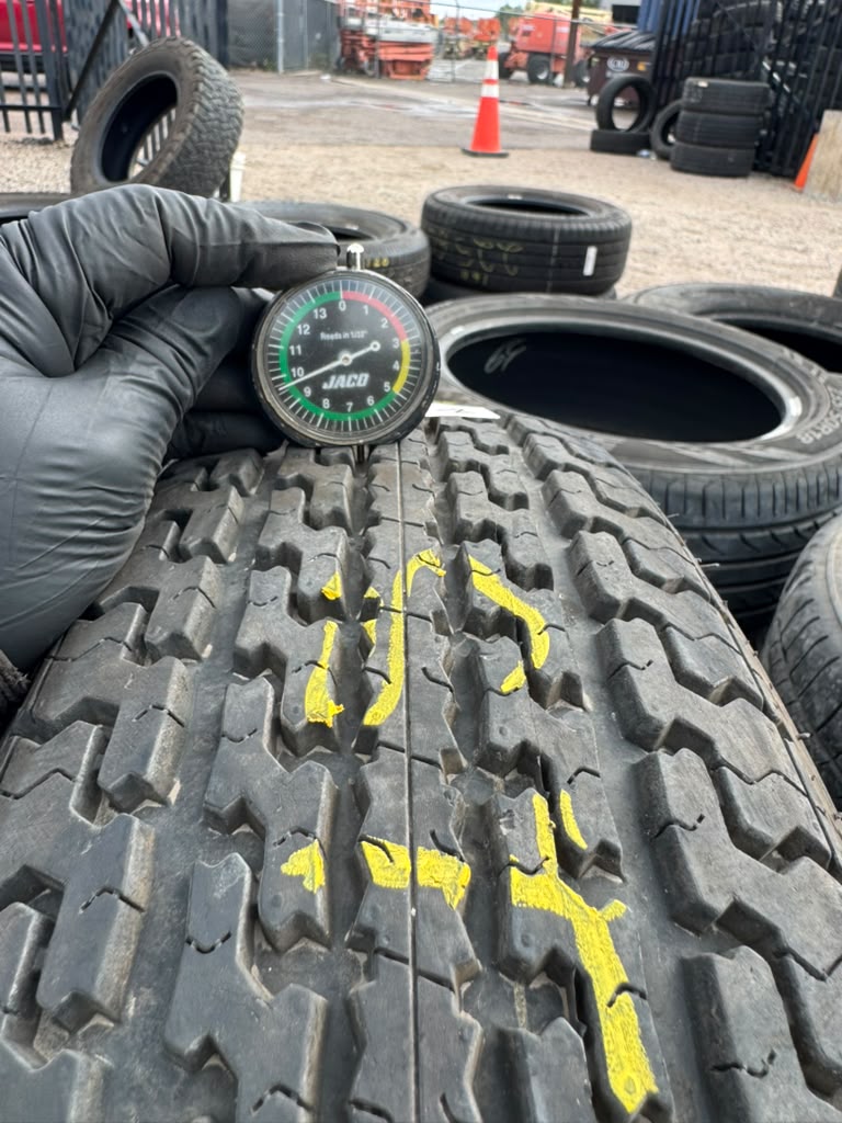 ST205/75R15 Pair (2 Used Tires) Schooner STR