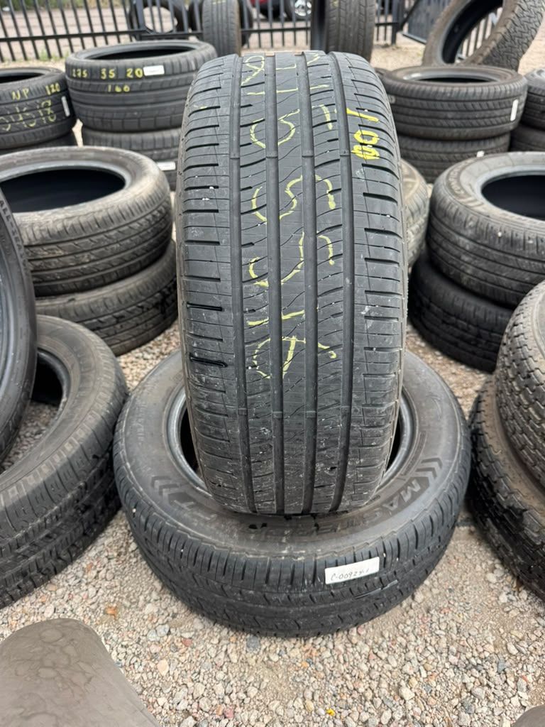 215/55R16 Pair (2 Used Tires) Mastercraft Stratus