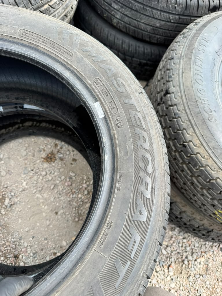 215/55R16 Pair (2 Used Tires) Mastercraft Stratus