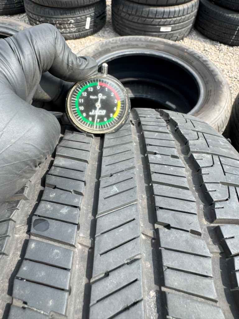 225/55R17 Pair (2 Used Tires) Goodyear Reliant