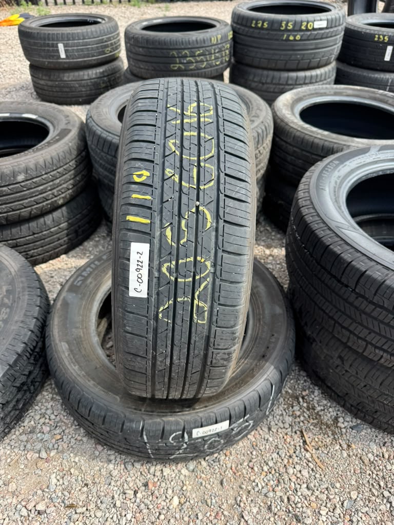 205/60R16 Pair (2 Used Tires) Milestar MS932