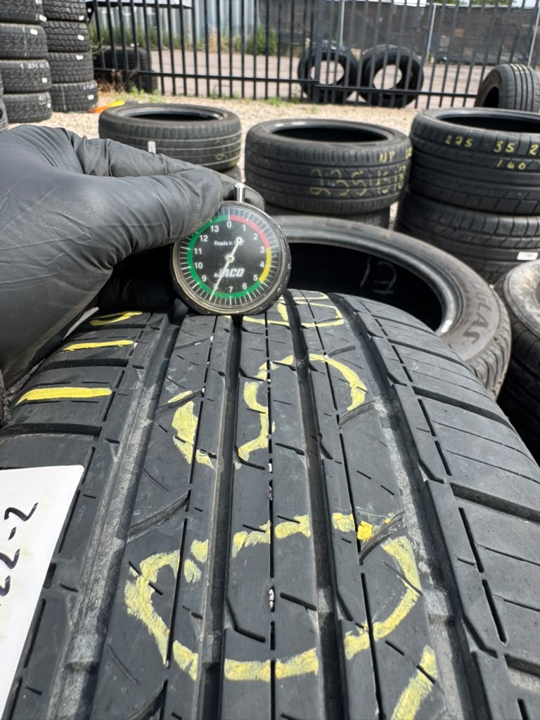 205/60R16 Pair (2 Used Tires) Milestar MS932