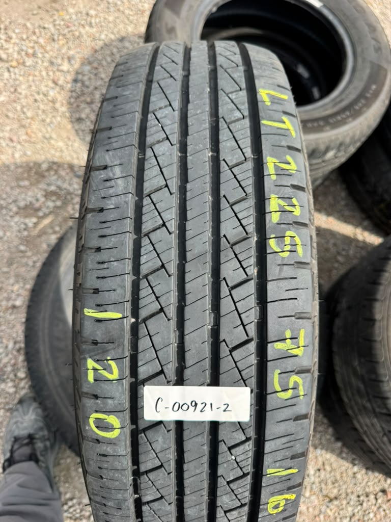 LT225/75R16 Pair (2 Used Tires) Crosswind
