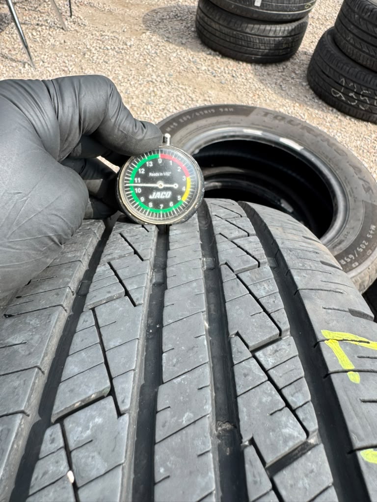 LT225/75R16 Pair (2 Used Tires) Crosswind