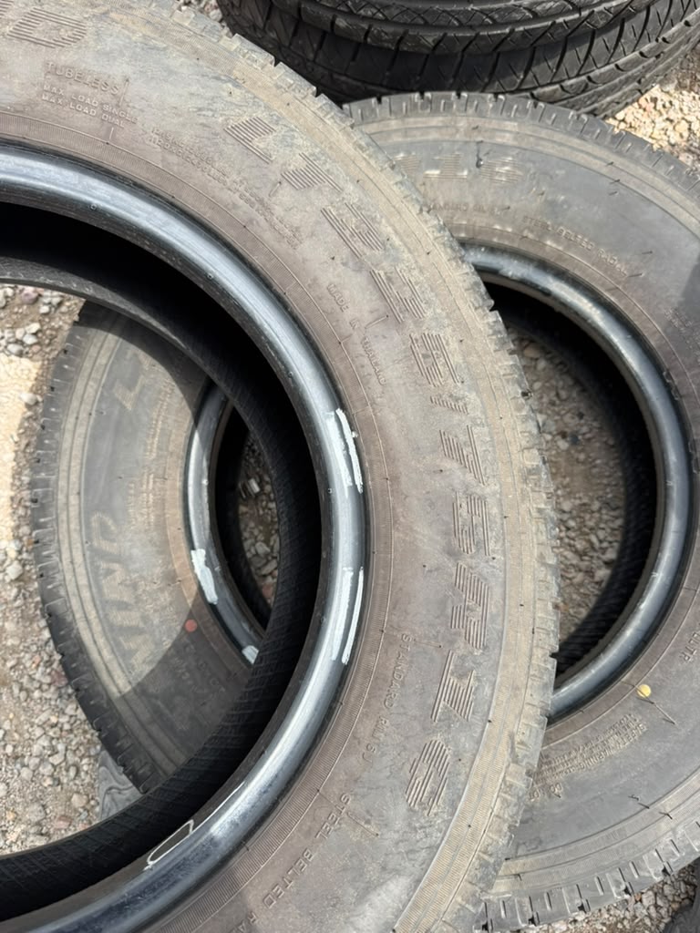 LT225/75R16 Pair (2 Used Tires) Crosswind