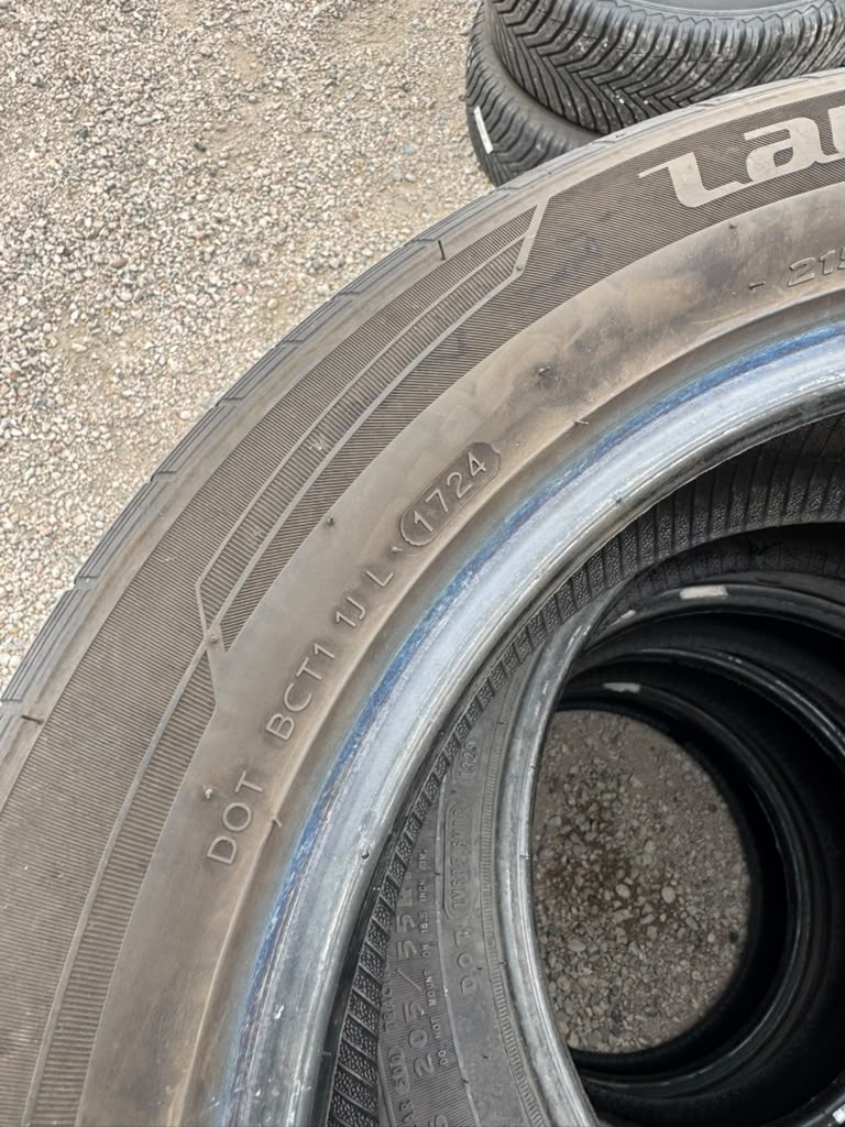 215/55R17 Pair (2 Used Tires) Laufenn G Fit