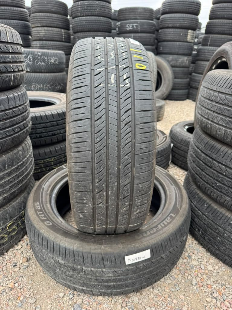 215/55R17 Pair (2 Used Tires) Laufenn G Fit