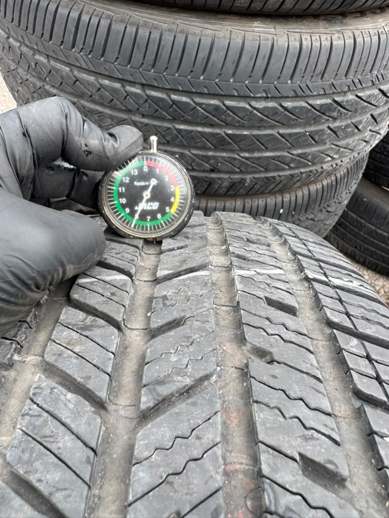 225/55R17 Pair (2 Used Tires) Bridgestone Drive Guard Run Flat