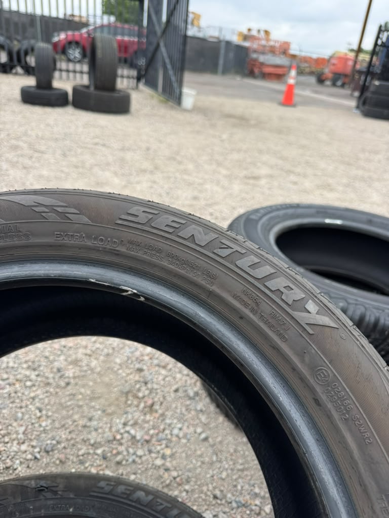 215/50R17 Pair (2 Used Tires) Sentury UHP