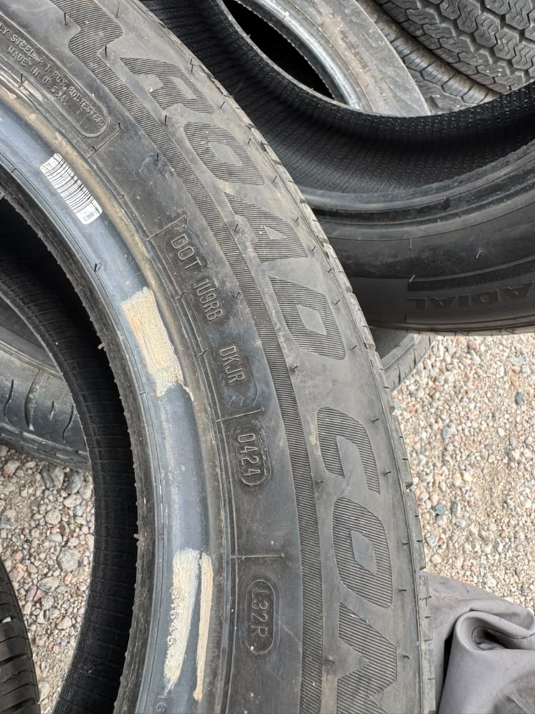 195/60R15 Pair (2 Used Tires) DeanTires Road Control