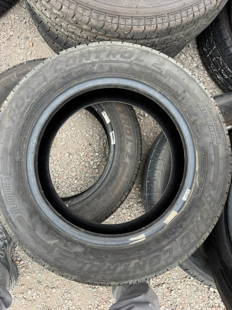 195/60R15 Pair (2 Used Tires) DeanTires Road Control