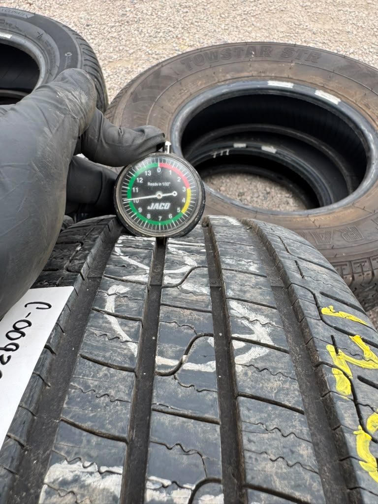 195/60R15 Pair (2 Used Tires) DeanTires Road Control