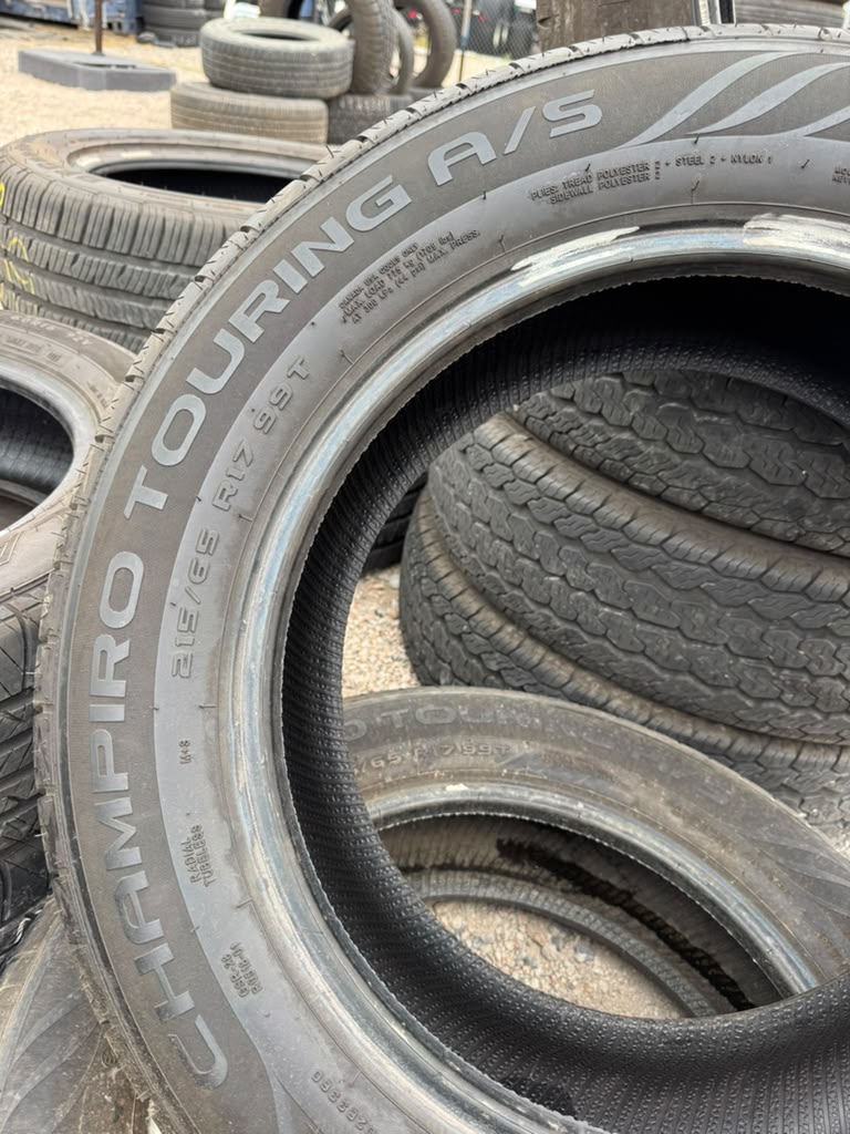215/65R17 Pair (2 Used Tires) GTRadial Champiro Touring