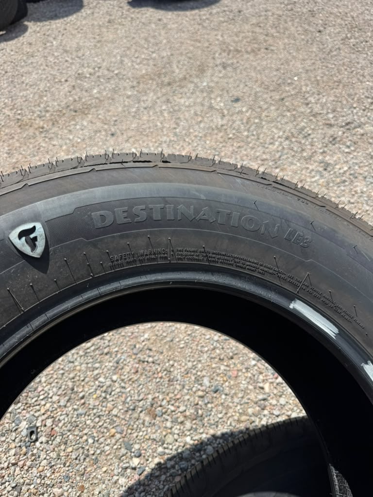 265/70R18 Pair (2 Used Tires) Firestone destination LE3