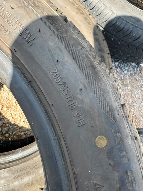 205/55R16 Pair (2 Used Tires) Bfgoodrich Advantage