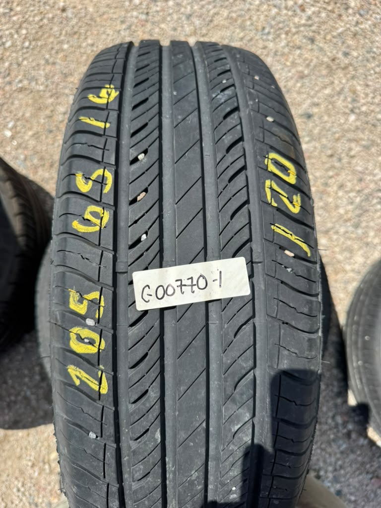 205/65R16 Pair (2 Used Tires) Hercules Road Tour 455