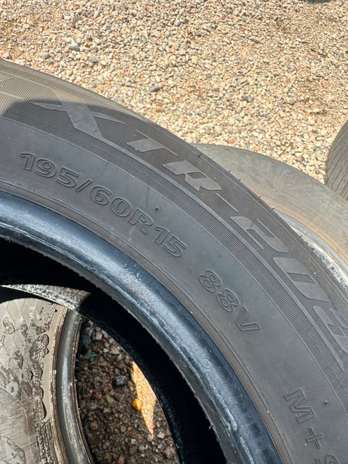 195/60R15 Pair (2 Used Tires) 195/60R15
