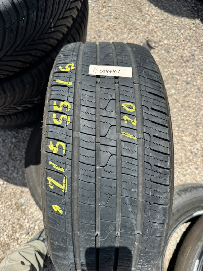 215/55R16 Pair (2 Used Tires) DeanTires Road Control