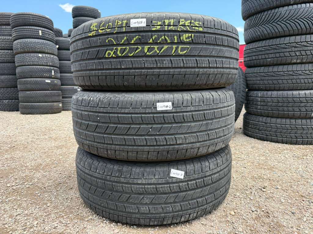 265/60R18 (3 Used Tires) Michelin Primacy LTX