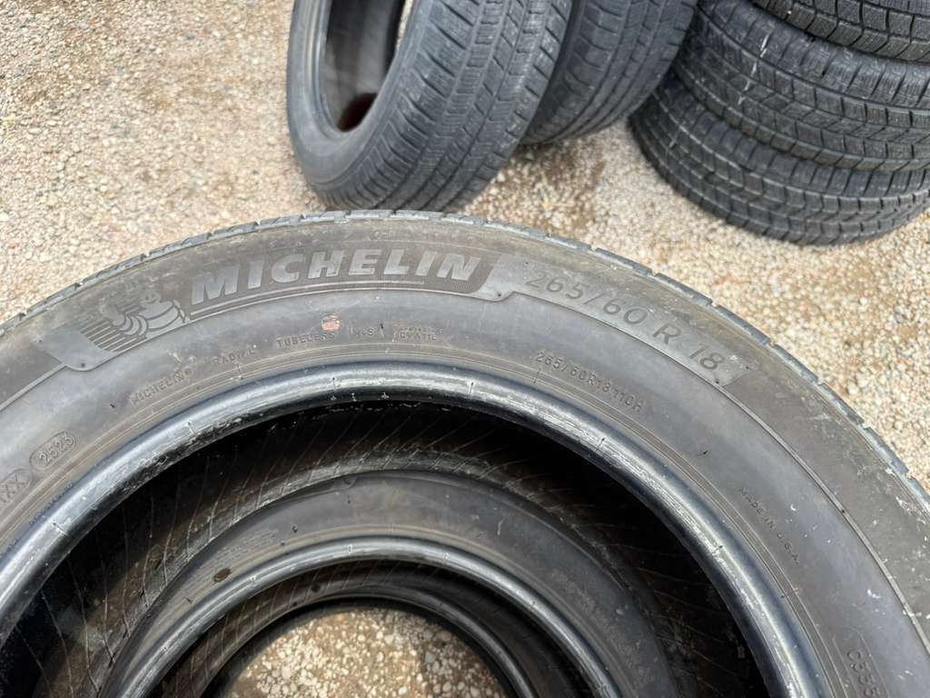 265/60R18 (3 Used Tires) Michelin Primacy LTX