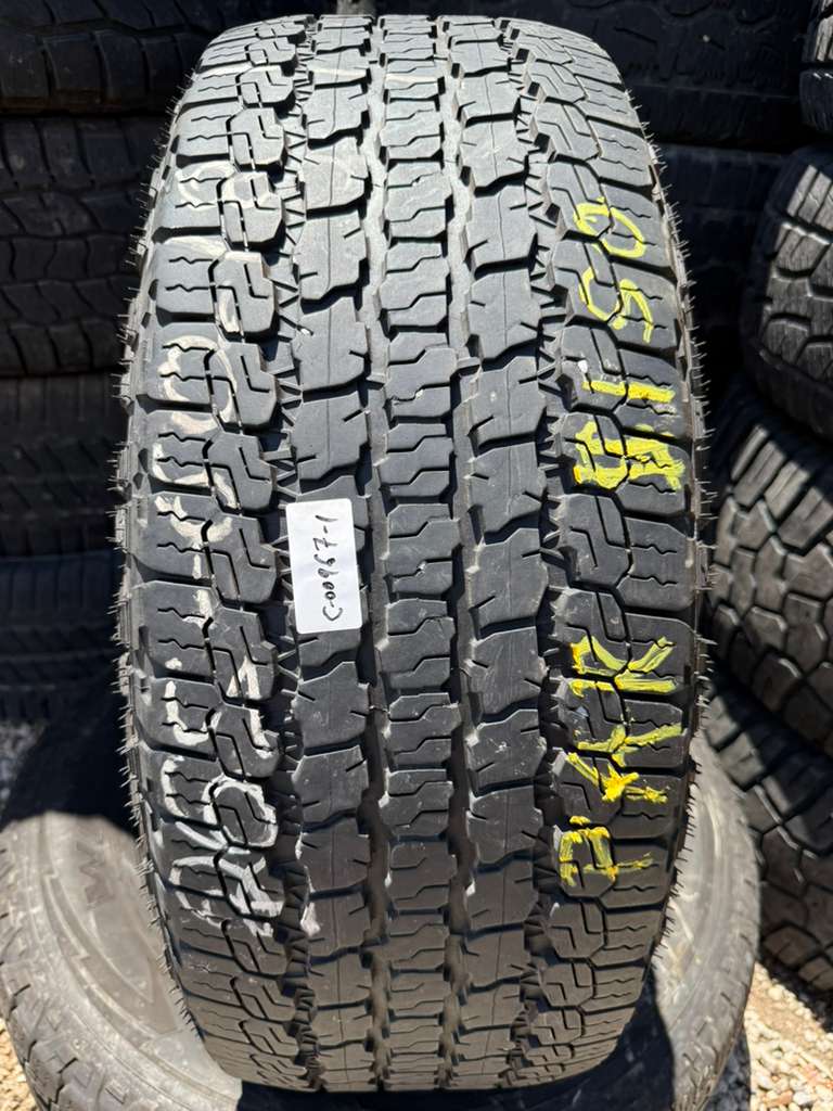 265/60R18 Pair (2 Used Tires) Goodyear Wrangler Territory AT