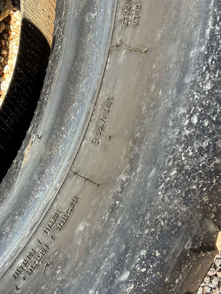 LT275/65R18 Pair (2 Used Tires) Firestone Destination XT