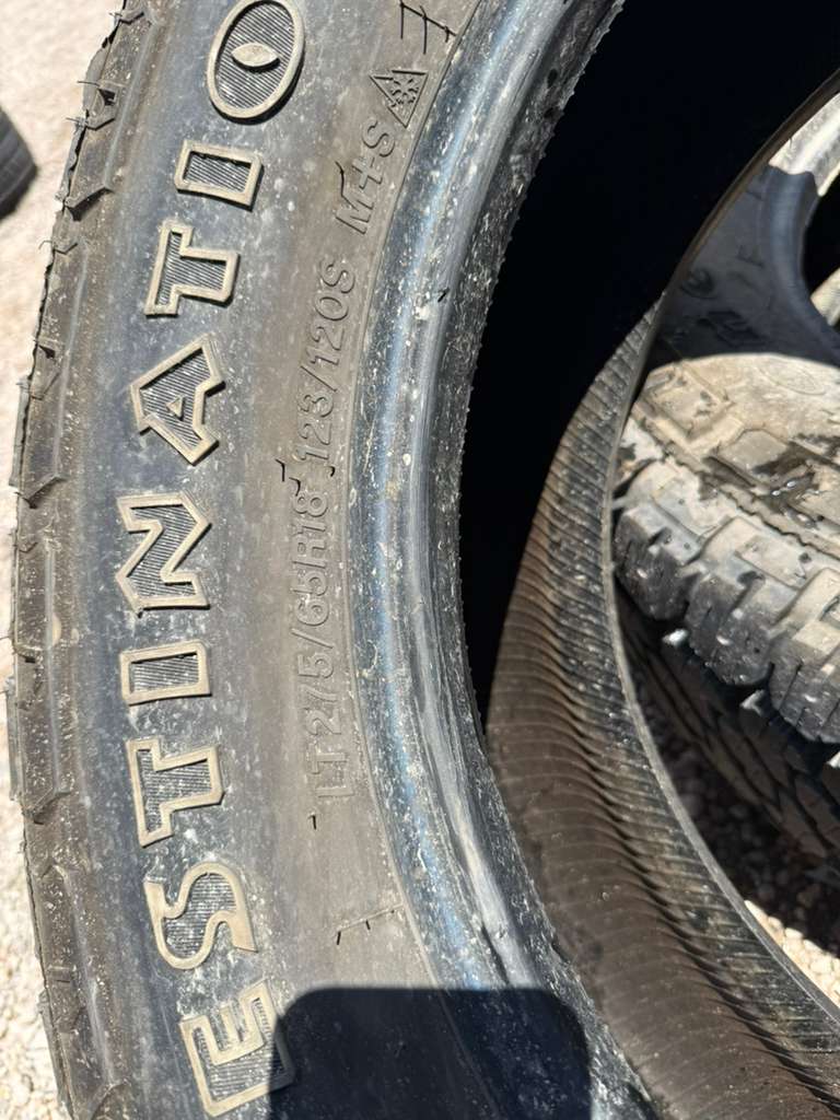 LT275/65R18 Pair (2 Used Tires) Firestone Destination XT