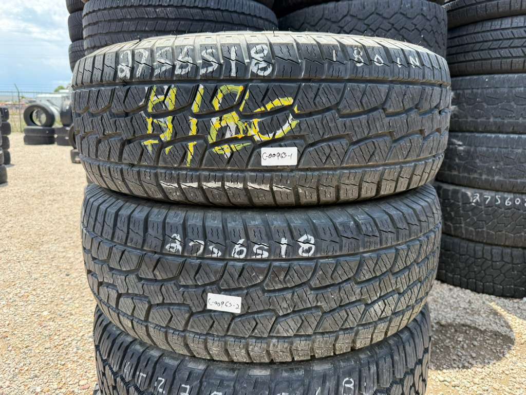 275/65R18 Pair (2 Used Tires) Westlake Radial SL369