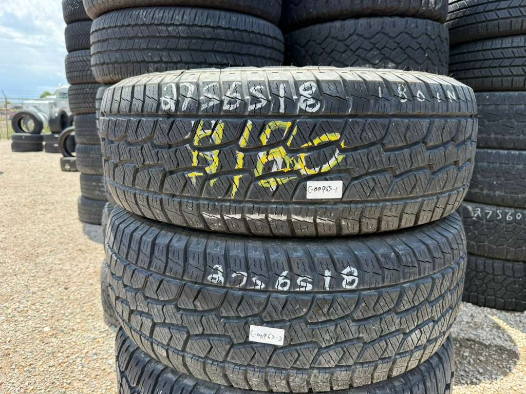 275/65R18 Pair (2 Used Tires) Westlake Radial SL369