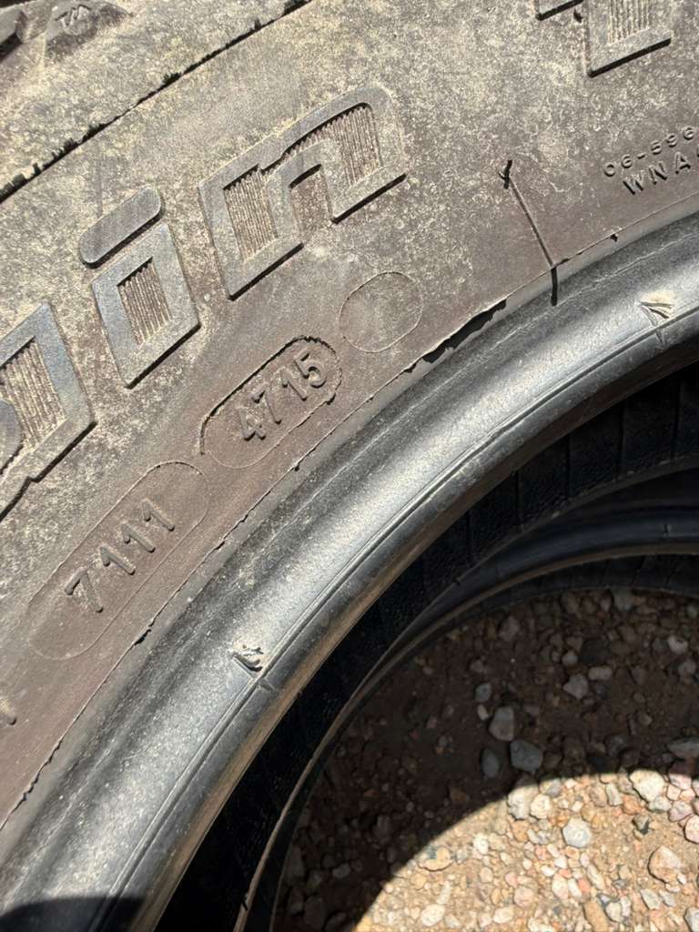 LT255/70R17 Pair (2 Used Tires) Bfgoodrich K02