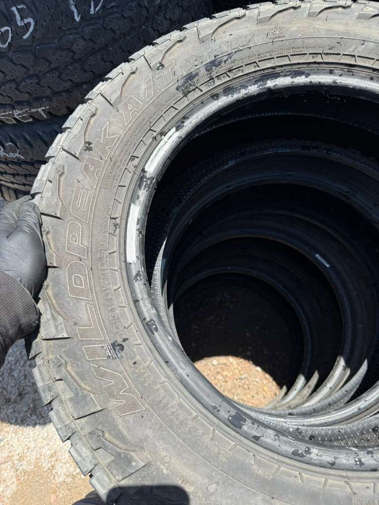 265/60R18 Pair (2 Used Tires) Falken Wildpeak At3W