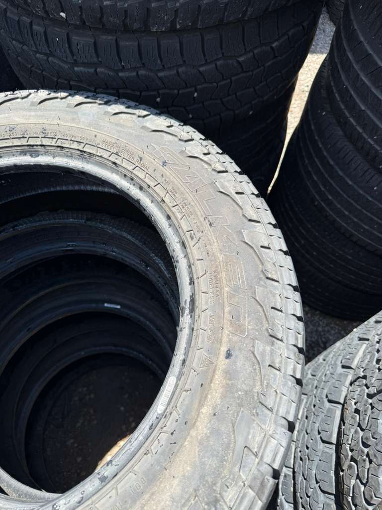 265/60R18 Pair (2 Used Tires) Falken Wildpeak At3W