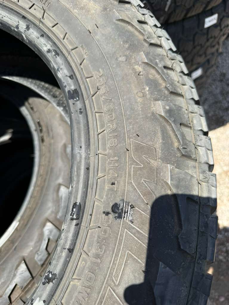 265/60R18 Pair (2 Used Tires) Falken Wildpeak At3W