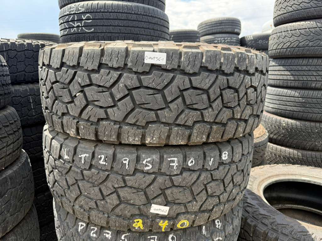 LT295/70R18 Pair (2 Used Tires) Toyo Open Country AT3