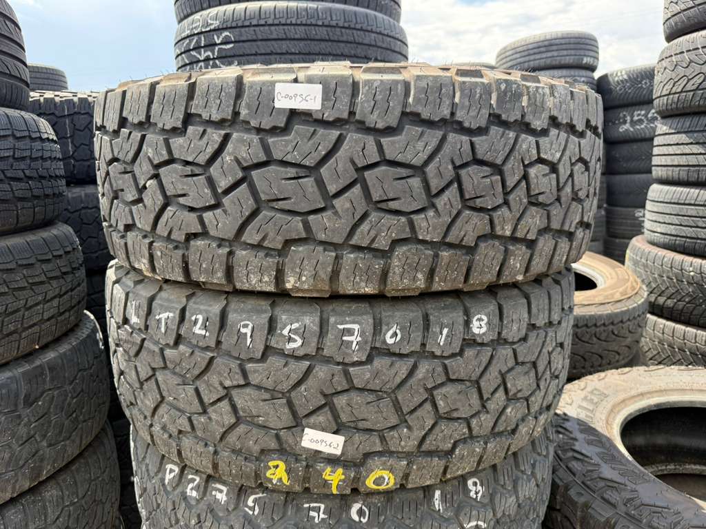LT295/70R18 Pair (2 Used Tires) Toyo Open Country AT3