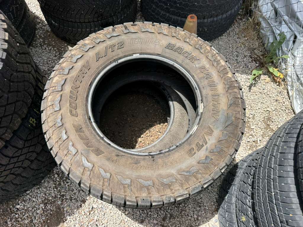 LT35X12.50R20  Pair (2 Used Tires) Dean Tires Back Country AT