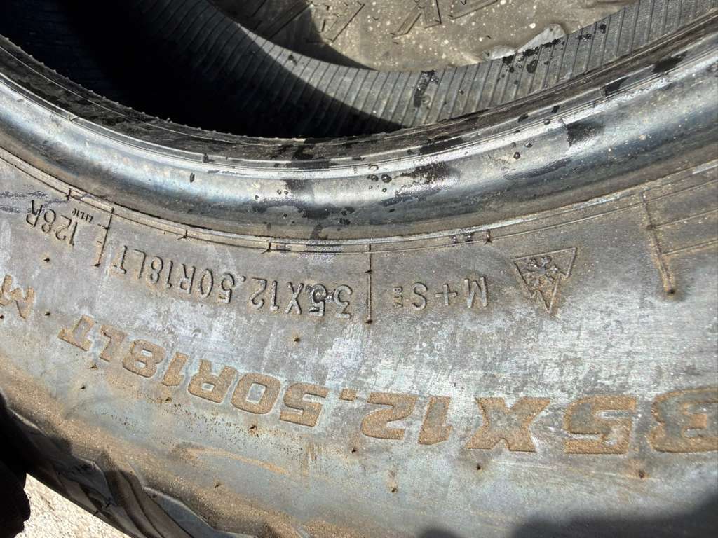 LT35X12.50R20  Pair (2 Used Tires) Dean Tires Back Country AT