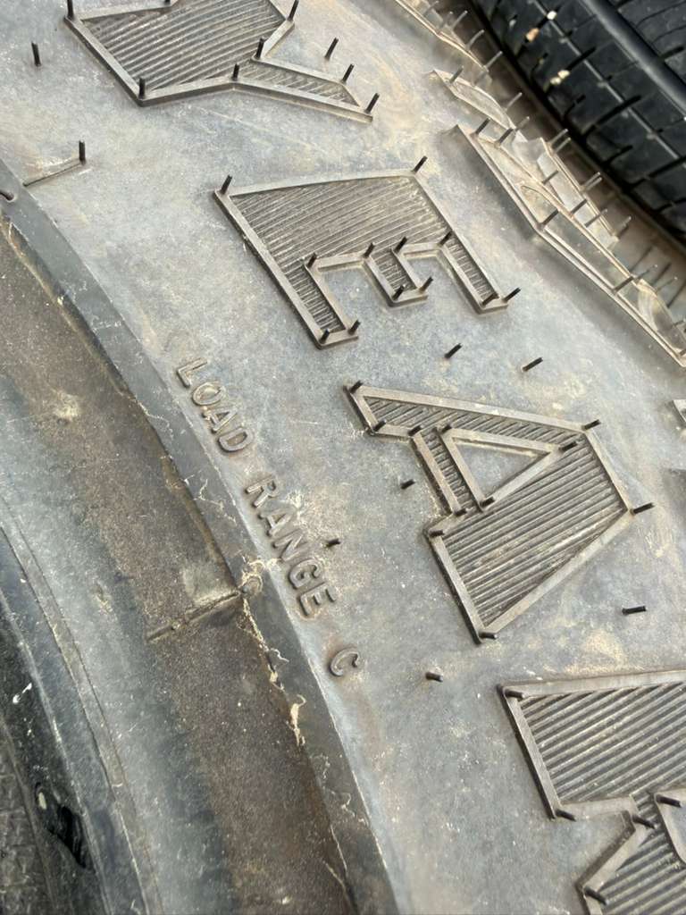LT275/70R18 (3 Used Tires) Goodyear Wrangler Territory MT