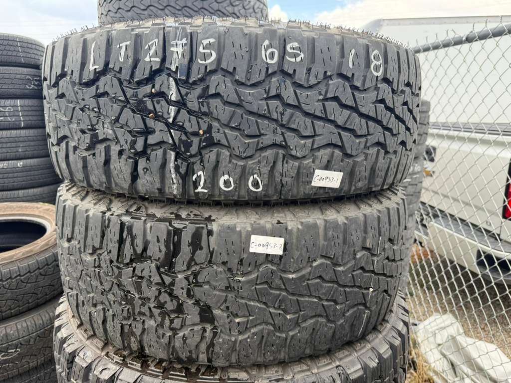 LT275/65R18 Pair (2 Used Tires) Goodyear wrangler ultraterrain AT