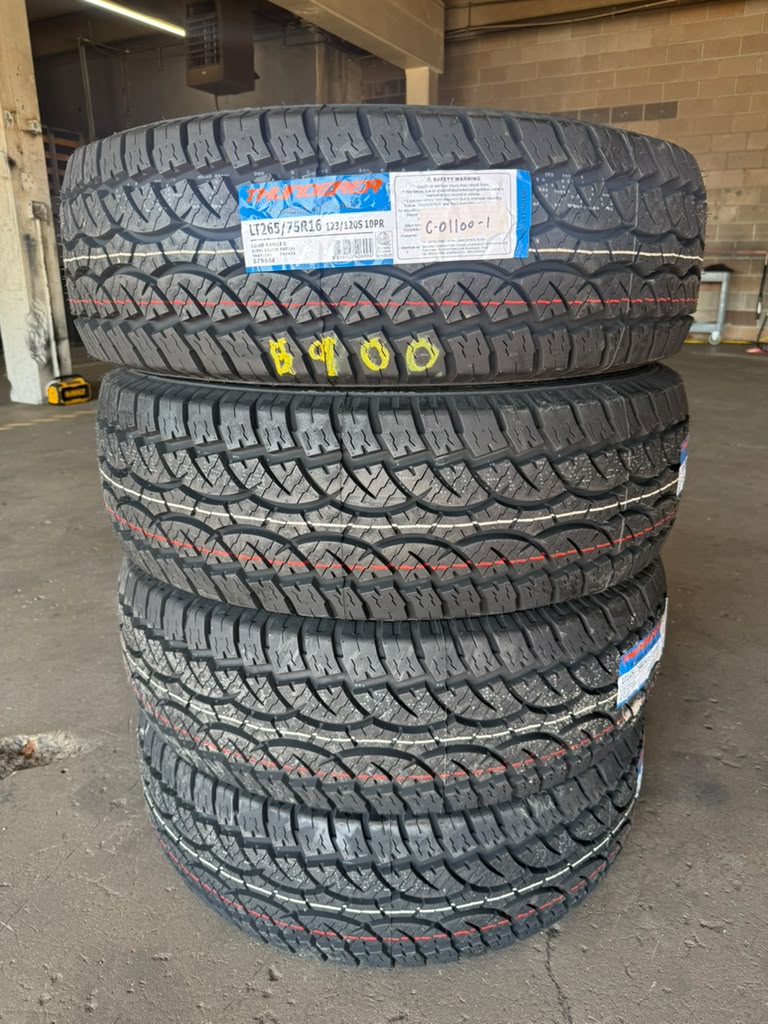 LT265/75R16 Set (4 Brand New Tires!!) Thunderer Ranger AT