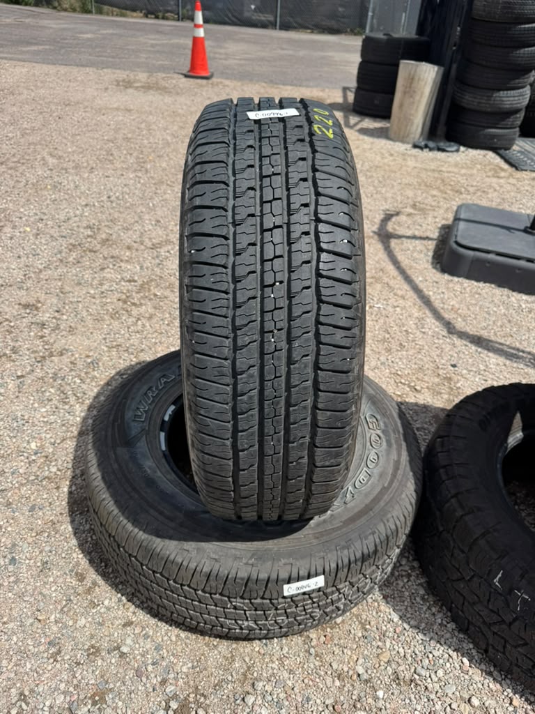 265/70R17 Pair (2 Used Tires) Goodyear Fortitude HT