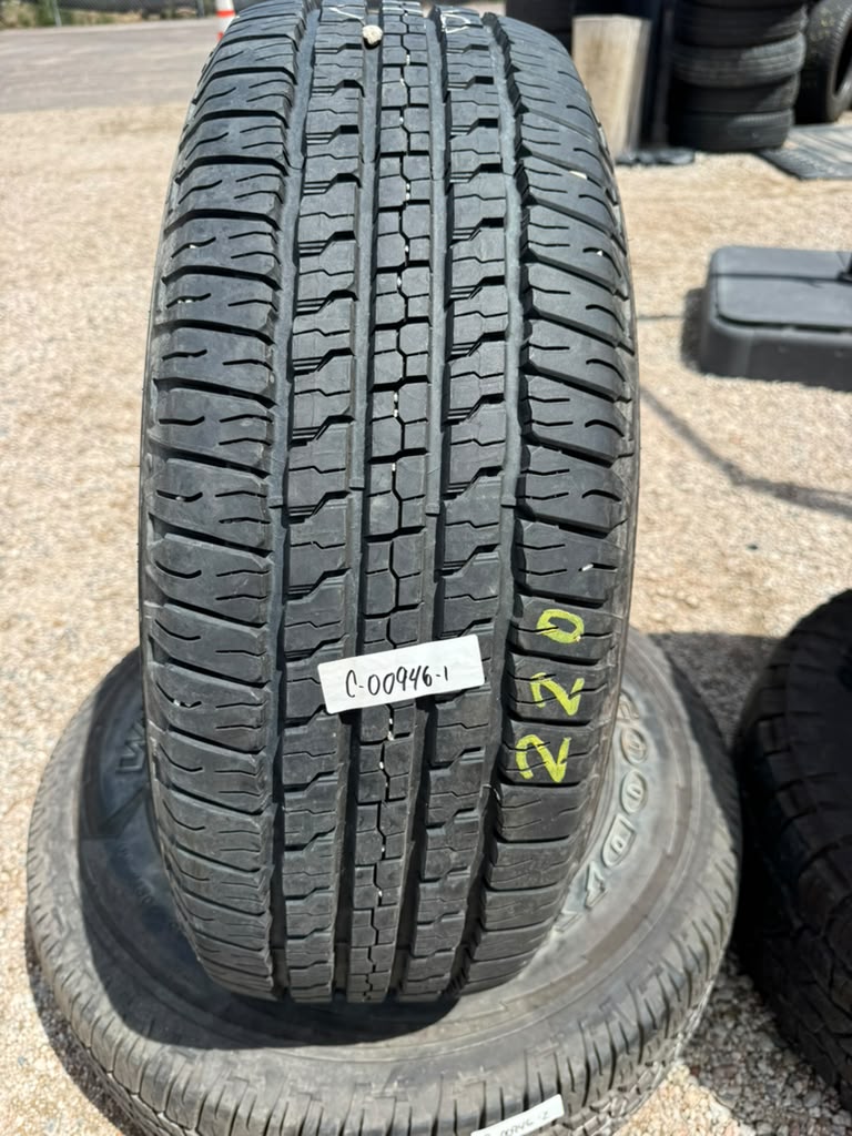 265/70R17 Pair (2 Used Tires) Goodyear Fortitude HT