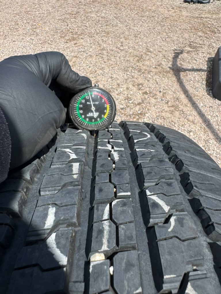 265/70R17 Pair (2 Used Tires) Goodyear Fortitude HT