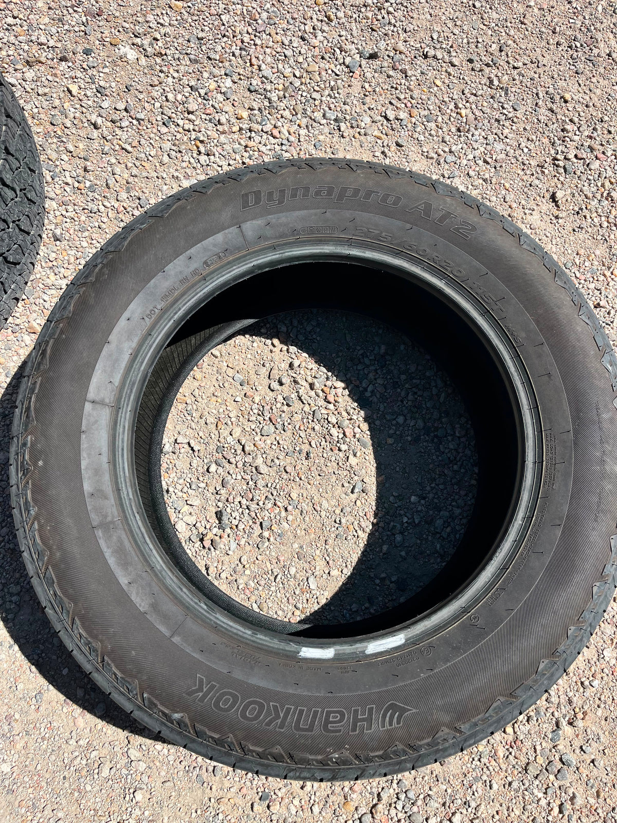 275/60R20 Pair (2 Used Tires) Hankook Dynapro AT2