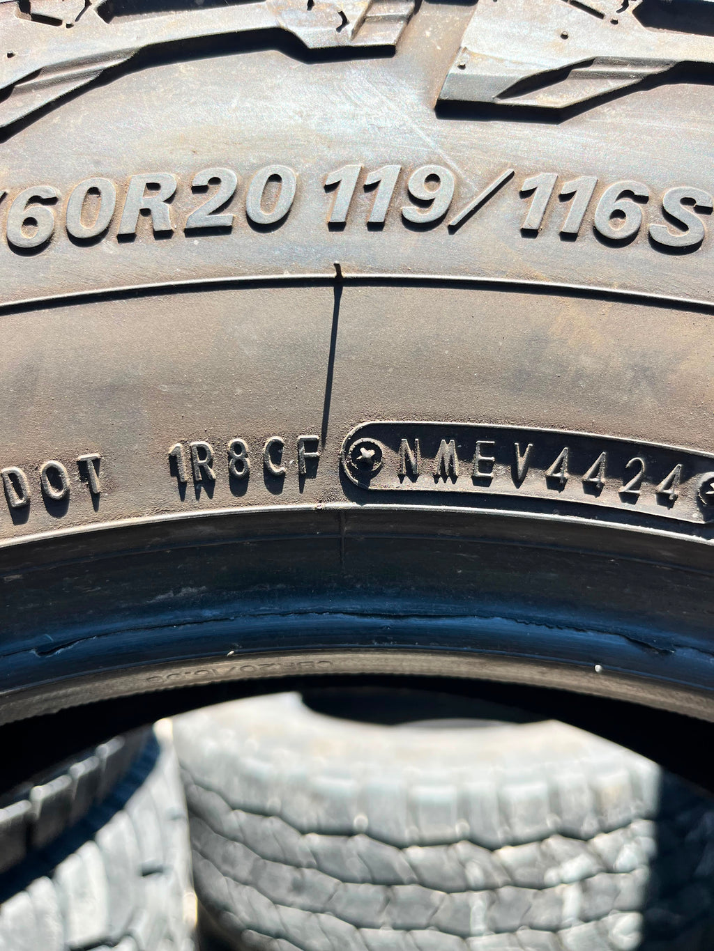 LT275/60R20 Pair (2 Used Tires) Falken  WildPeak 4W