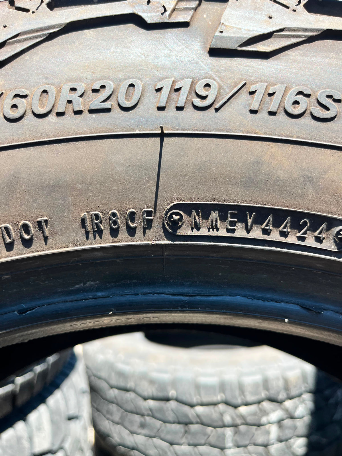 LT275/60R20 Pair (2 Used Tires) Falken  WildPeak 4W