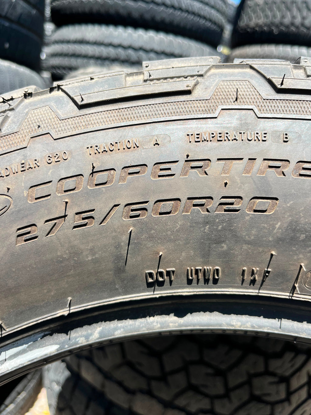 275/60R20 Pair (2 Used Tires) Cooper Discoverer AT3