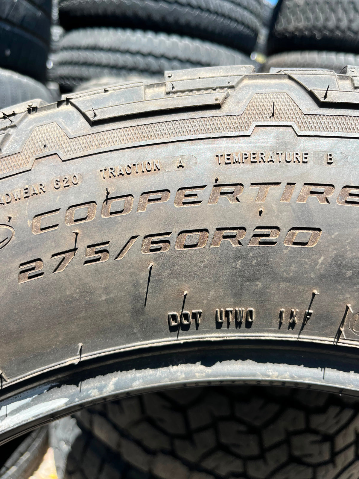 275/60R20 Pair (2 Used Tires) Cooper Discoverer AT3