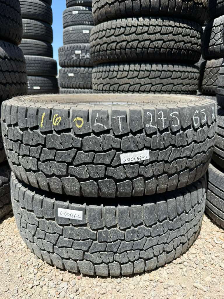 LT275/65R20 Pair (2 Used Tires) Mazama Open Range SQM-3