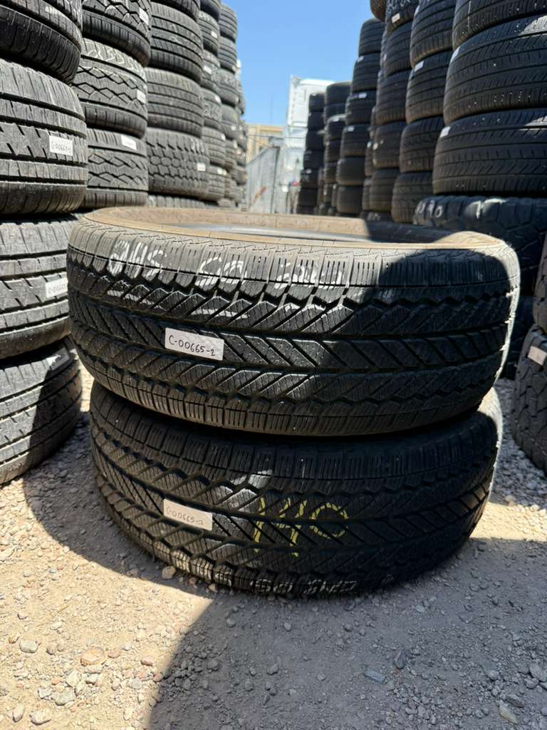 245/50R20 Pair (2 Used Tires) Bridgestone WeatherPeak